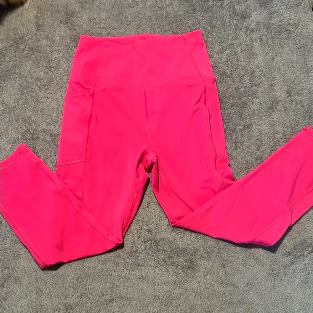 RBX Pink Leggings High Waist Stretchy Activewear